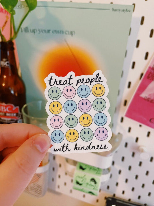 Kindness Smiley Sticker